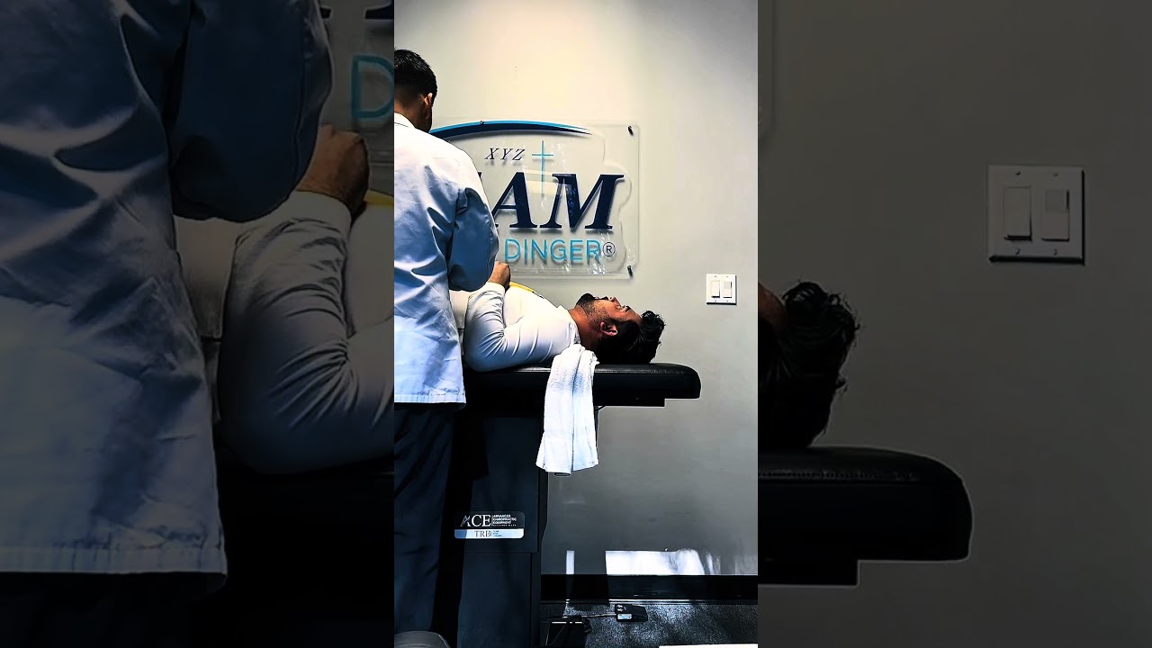 Non-Surgical Spinal decompression in action with the Ring Dinger ®️