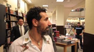 Serj Tankian - Glaring Through Oblivion Book Signing