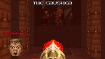 Doom 2 Nightmare Walkthrough | Level 6: The Crusher