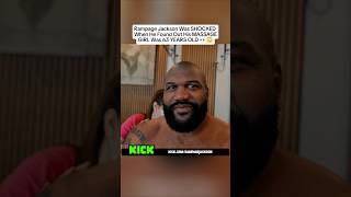 Rampage Jackson Was SHOCKED When He Found Out His MASSAGE GIRL Was 63 YEARS OLD #rampagejackson