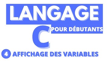 #4-LANGAGE C-Affichage des variables
