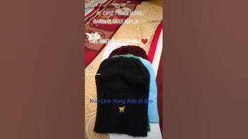 Thumbnail of Inner Jilbab Rajut Model Kupluk | Jualan Online Shop