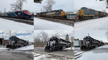 [HD 4K] The February 2025 Railfanning Video in New York State! #subscribe
