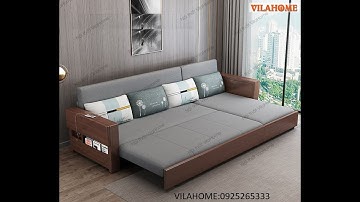 TỔNG HỢP NHỮNG MẪU SOFA GIƯỜNG ĐA NĂNG ĐÁNG MUA NHẤT -XƯỞNG SẢN XUẤT SOFA GIƯỜNG GỖ SỒI THEO YÊU CẦU