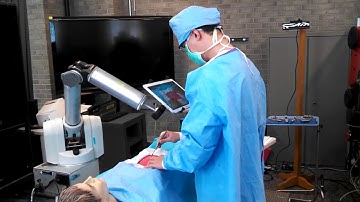 Virtual Annotations of the Surgical Field through an Augmented Reality Transparent Display