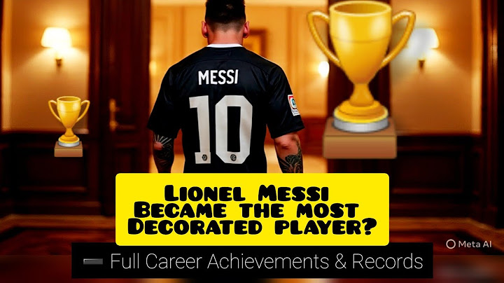 Lionel Messi Career Trophies 🏆 | All Club & International Honors