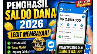 💵 REVIEW KONTEN EDUKASI PLATFORM REAL PENGHASIL SALDO DANA 2026 - LEGIT MEMBAYAR CEPET-NO HOAX GAS