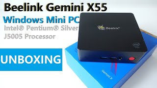 Beelink Gemini X55 Ultimate Mini PC powered by Intel Pentium Silver J5005 Unboxing (Video)