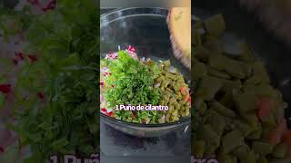 Ensalada de nopales  #recetas