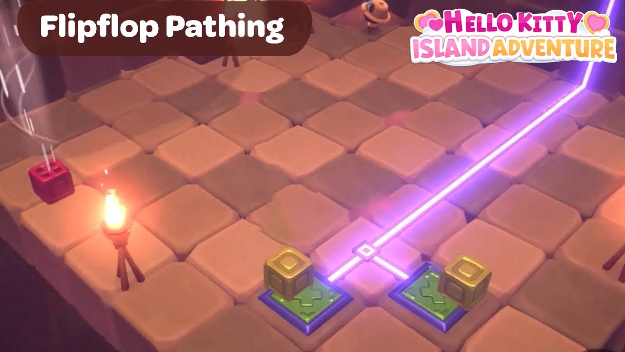 Прохождение головоломки Flipflop Flight 🧩 Приключения Hello Kitty на острове