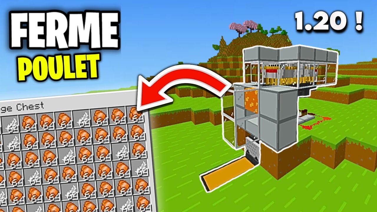 Ferme à Poulet 1.20 Minecraft Java - YouTube