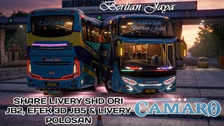BAGUS XTRAM IS BACK🔥🔥 SHARE LIVERY BUSSID SHD ORI JB2 & POLOSAN BERLIAN JAYA CAMARO TERDETAIL screenshot 2
