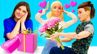 Подарок для Барби на 8 марта! Куклы Барби и Кен в видео шоу Маши ТойКлаб