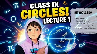 CLASS IX MATHEMATICS | CIRCLES | LECTURE 1 | INTRODUCTION & TERMINOLOGY (NCERT)