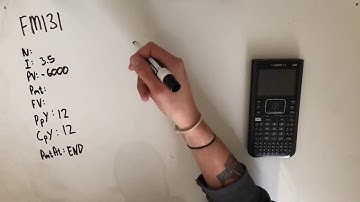 FM131 Further Maths Fortify Study Guide - "Finding the Value of an Investment with Payments"