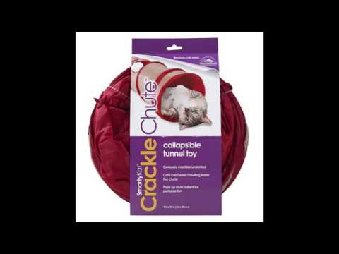 SmartyKat Crackle Chute Cat Toy Collapsible Tunnel