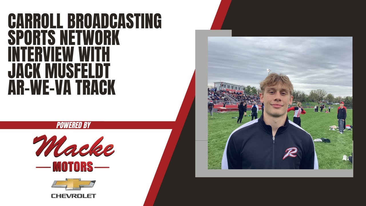 Carroll Broadcasting Sports Network interview with Jack Musfeldt of Ar-We-Va At Audubon Meet 2026