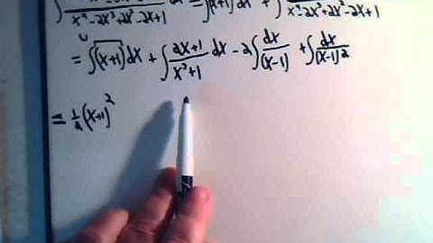 Integration By Partial Fractions Example 6 Part 3