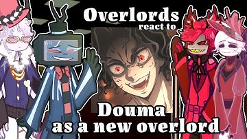 OVERLORDS HAZBIN HOTEL react to MUZAN as a NEW OVERLORD 🛎️Gacha2 react #hazbinhotel2 #demonslayer