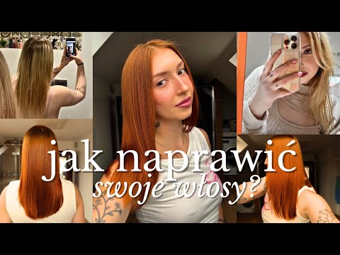 jak ODRATOWAŁAM swoje WŁOSY po doczepach i rozjaśnianiu?