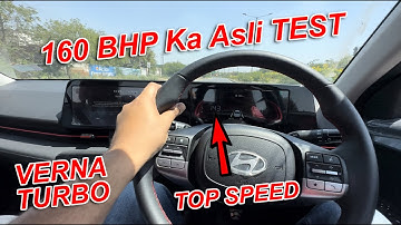 New Hyundai Verna *ADAS TEST ON HIGHWAY* Driving New Verna 1.5 TURBO 2023 at High Speed | Rocket Hai