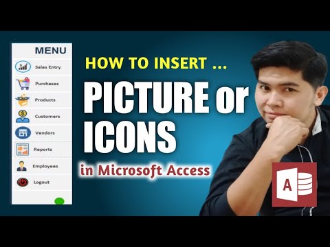 How to Insert Icons or Picture in Command Button of Ms Access | Edcelle John Gulfan
