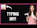Turn Off Typing Indicator on SayHi! 