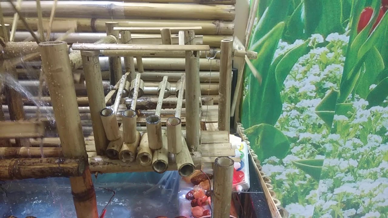 Ganpati Decoration Bamboo Fountain YouTube