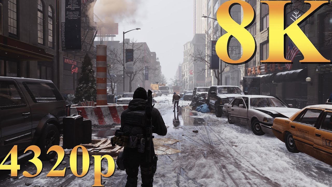 Tom Clancy's The Division 8K 4320p Gameplay Titan X Pascal SLI PC Gaming 4K | 5K | 8K and Beyond