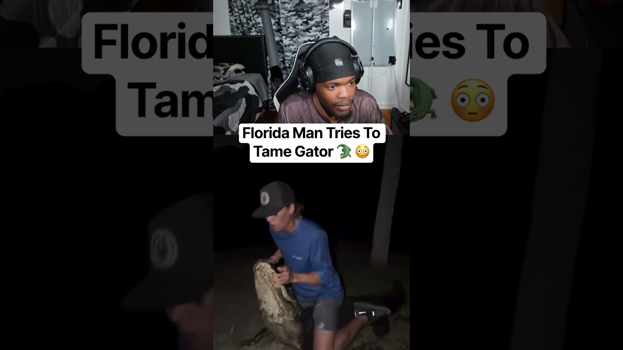 Florida Man Tries To Tame Gator 🐊 😳