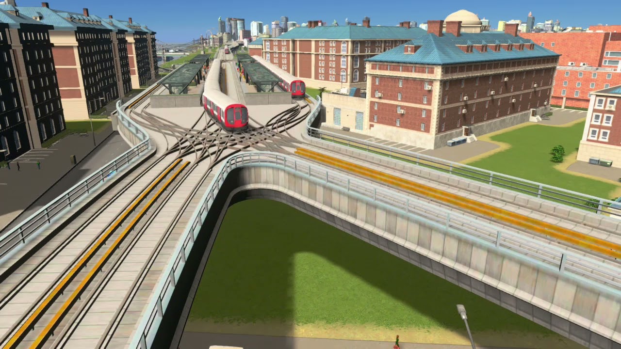 Cities Skylines S Stock Underground Train YouTube