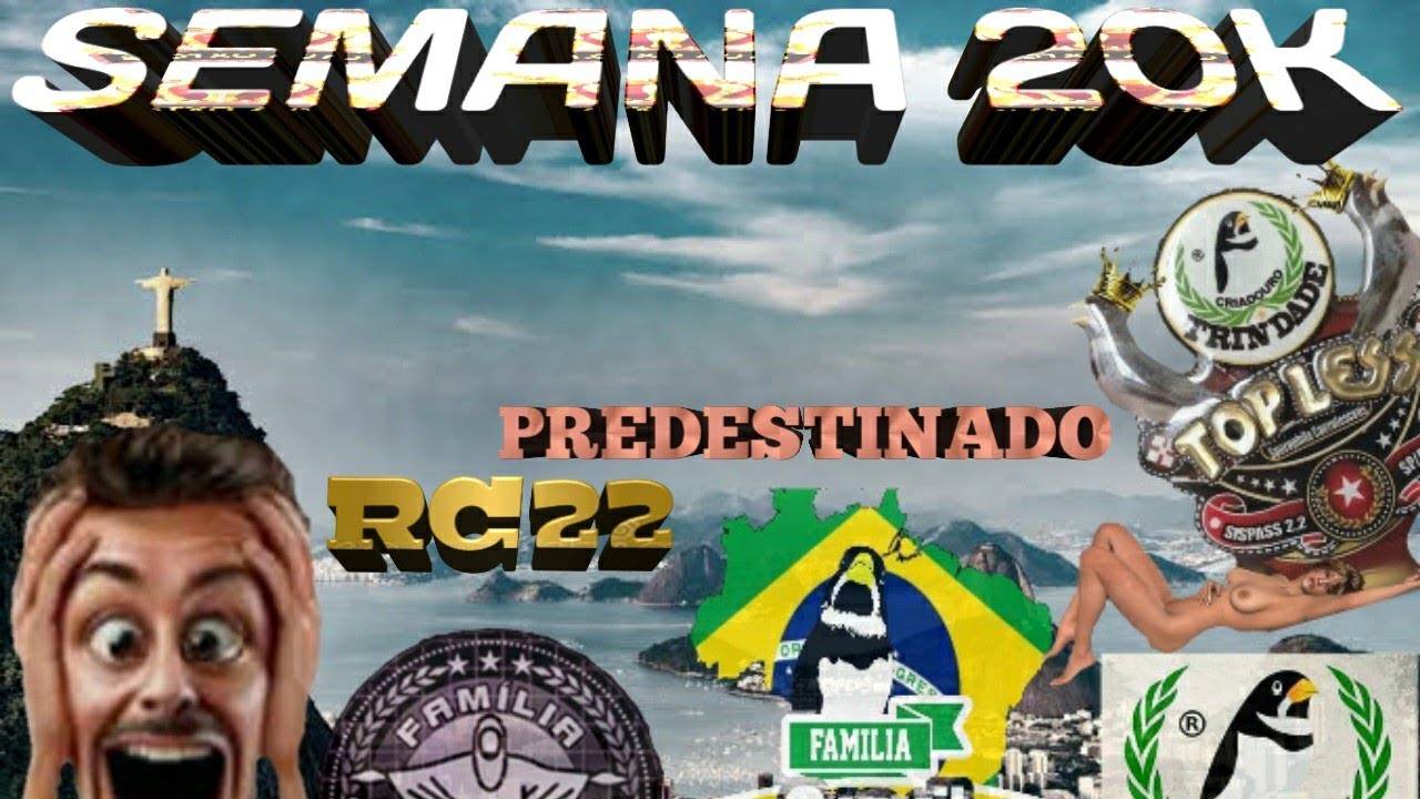 Coleiro RC22 ( BONDE DO RIOMAR ) / Coleiro PREDESTINADO (Brasil coleiro) /Coleiro TOPLESS (Trindade)