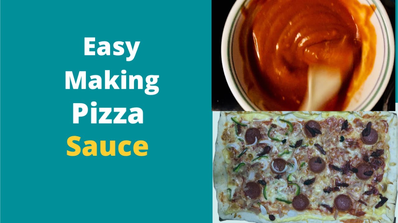 SUPER EASY RECIPE of PIZZA SAUCE - YouTube