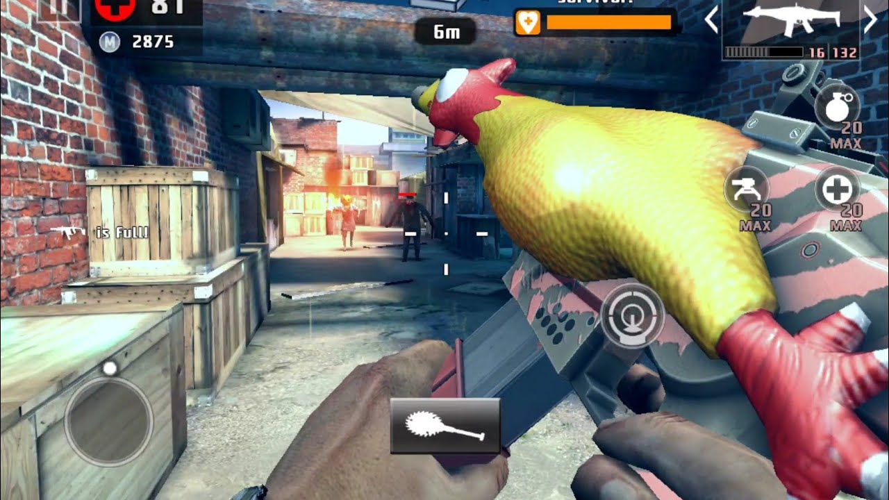 Dead Trigger 2 Chicken Gun Purchased Max Lvl 11