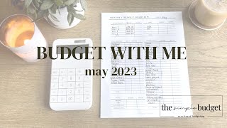 budget with me | may 2023 | zero based budgeting