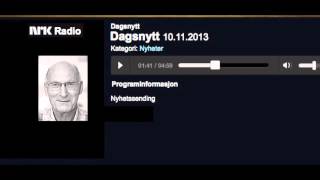 Torgersensaken i NRK Dagsnytt, 10. nov. 2013