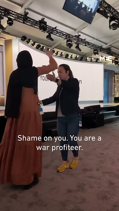 Pro-Palestinian activist interrupts Microsoft’s 50th anniversary event