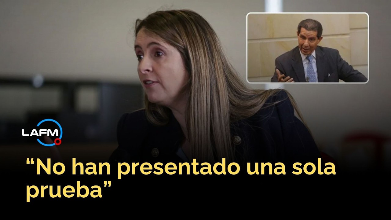 Paloma Valencia responde a José Félix Lafaurie: “No han presentado una sola prueba”