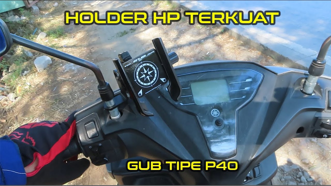 HOLDER HP MOTOR PALING KOKOH DI MOTOR MATIC - YouTube