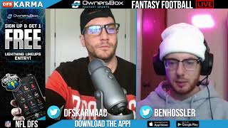 #FantasyFootball Live - Week 10 NFL DFS Q&A