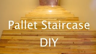 PALLET WOOD STAIRCASE