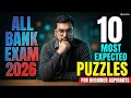 Puzzle Basic se Strong Karo 💪 | 10 Important Puzzles | Bank Exams 2026 #BankExams2026 #Reasoning2026