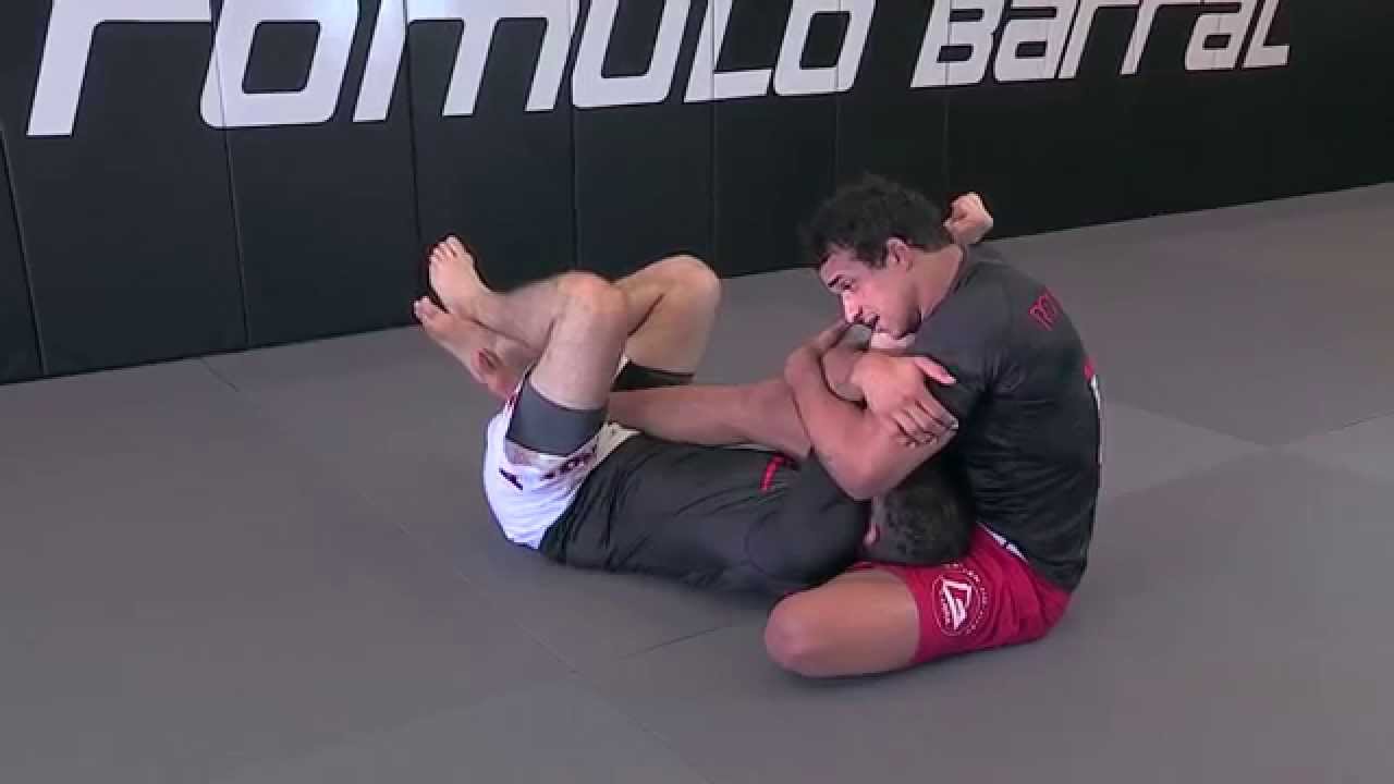 Romulo Barral Teaches Arm Bar Variation From Deep Half YouTube