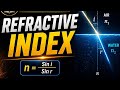 🔥 Refractive Index Secrets Revealed! ⚡ Most Important Optics Topic for Exams 🚀