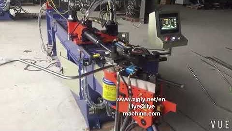 DW38CNC2A1S C  automatic pipe bending machine with hole punching function