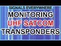 UHF Satcom Transponders Close Up on the Airspy SDR