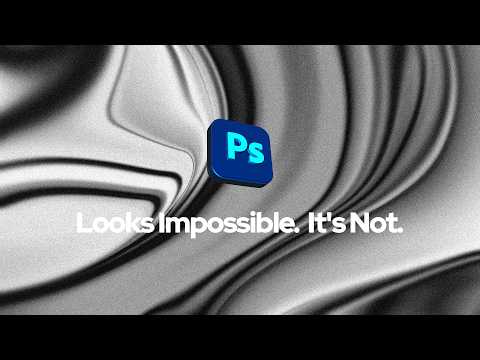 Liquid Metal Texture in Photoshop | Easy Step by Step