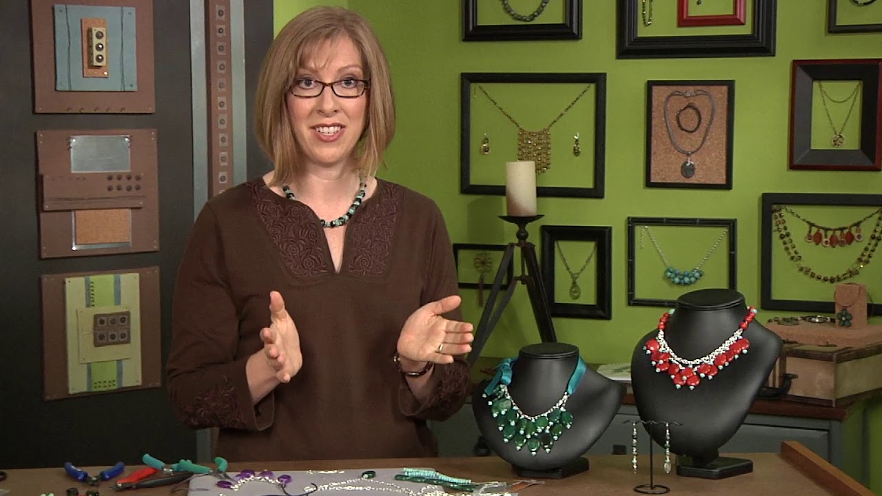 Learn how to create a color drop necklace on Beads, Baubles and Jewels