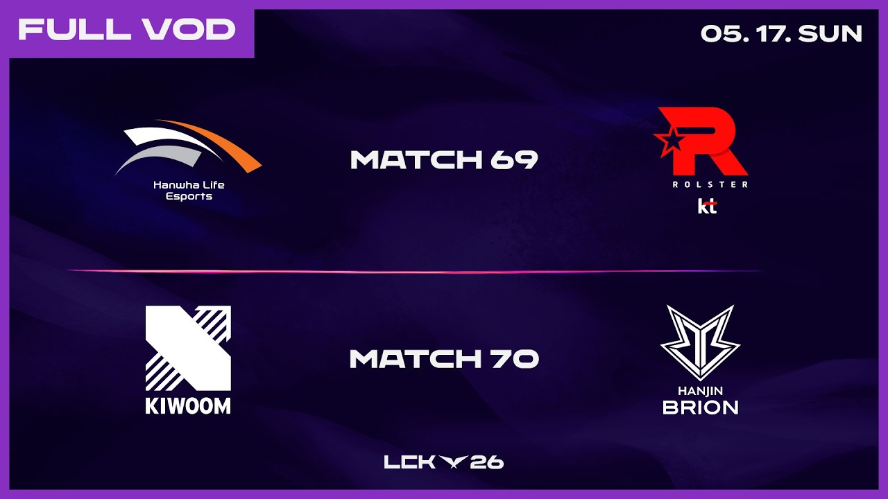 HLE vs KT - KRX vs BRO | 2026 LCK