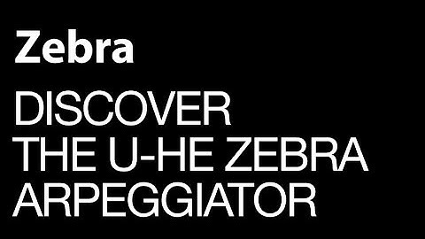 U-he Zebra - Discover the Zebra Arpeggiator - How To Tutorial